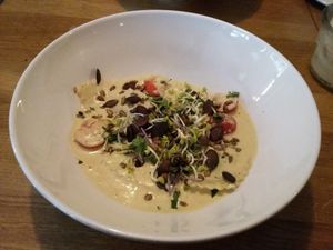 Vegetable Ravioli  at Gratitude Restaurant in Munich