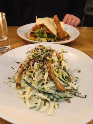 Zucchini Pasta  at Gratitude Restaurant in Munich