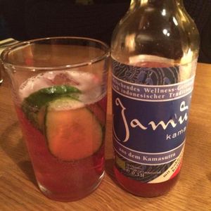 Ayurveda-Drink at Gratitude Restaurant in Munich