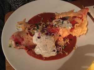 Backed Paprika  at Gratitude Restaurant in Munich