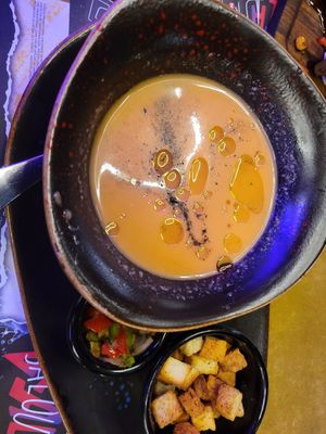 Gazpacho at Bamboo  in Salou