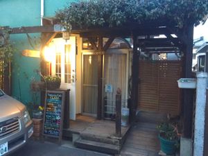 The Entrance to Cafe Clara at Cafe Clara in Tokyo