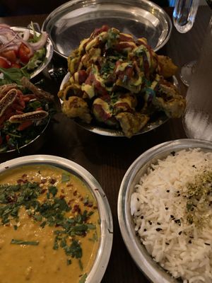 Cauliflower pakora   at Amrutha - Honor Oak in South East London