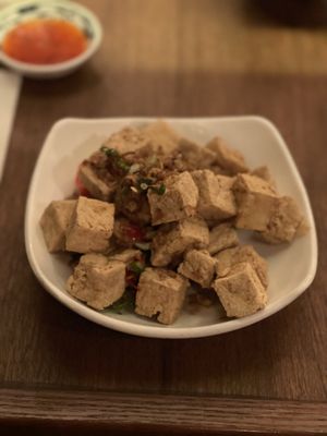 Fried tofu   at BaoziInn - Soho in London