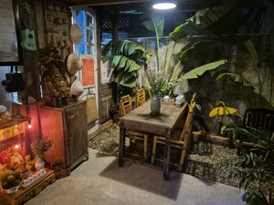 Inside right at Eros Vegan Restaurant (Veggie Saigon) in Da Nang