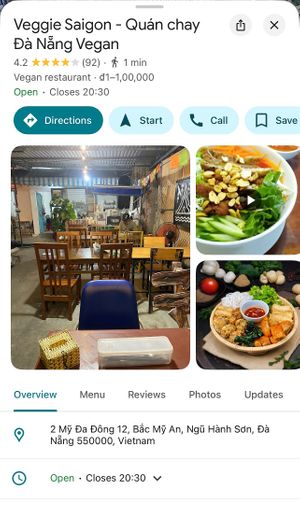   at Eros Vegan Restaurant (Veggie Saigon) in Da Nang