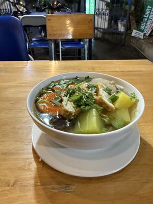 Pho  at Eros Vegan Restaurant (Veggie Saigon) in Da Nang
