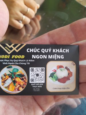 Business card at Nodi Food in Ho Chi Minh City