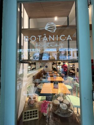 Sign  at Botanica Bistrô in Rio De Janeiro