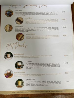 Menu Sept 2023  at Shalimar Restaurant in Koh Phangan