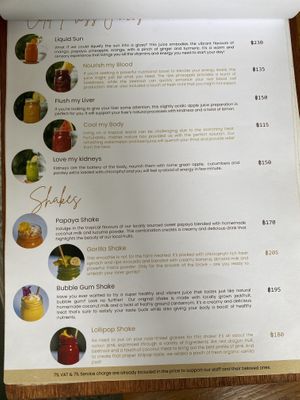 Menu Sept 2023  at Shalimar Restaurant in Koh Phangan