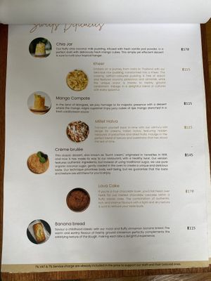 Menu Sept 2023  at Shalimar Restaurant in Koh Phangan