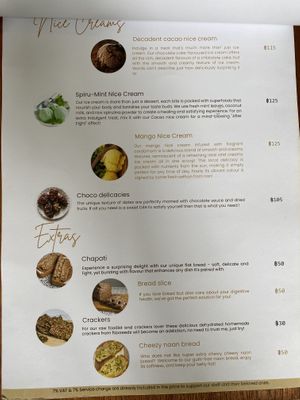 Menu Sept 2023  at Shalimar Restaurant in Koh Phangan