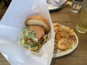 Hase burger  at Luna Burger  in Kamakura