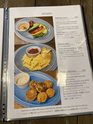 Menu  at Luna Burger  in Kamakura