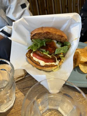 Teriyaki burgerrs  at Luna Burger  in Kamakura