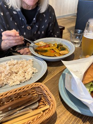 Curry bowl  at Luna Burger  in Kamakura