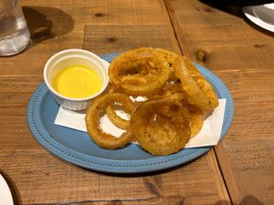 Best onion rings ever at Luna Burger  in Kamakura
