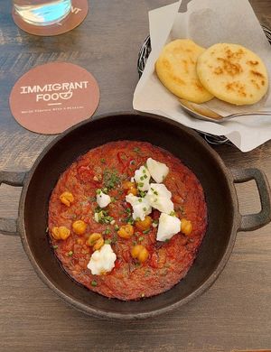 Shakshuka & Arepas at Immigrant Food at The White House in Washington