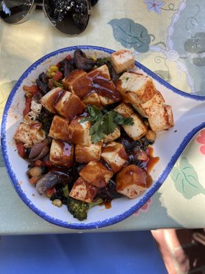 BBQ tofu  at Disneyland - River Belle Terrace   in Anaheim