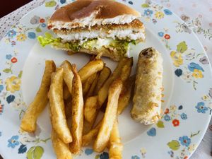   at Smyth's Fish and Chips in Calpe