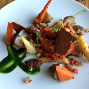 art on a plate  at The Parker in Vancouver