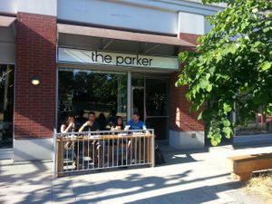 outside at The Parker in Vancouver