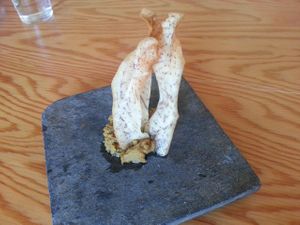 taro cracker at The Parker in Vancouver