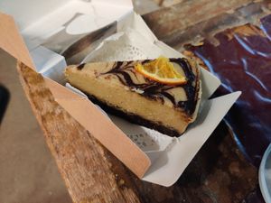 Orange chocolate cheesecake at Anurakti Healthy Hub - Qawra in St Pauls Bay