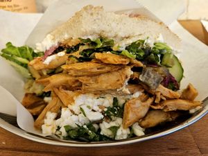 Berliner kebab at Mopa Döner   in Paris