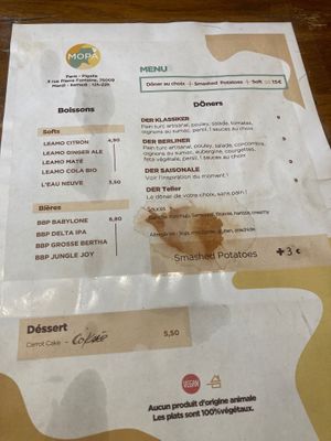  at Mopa Döner   in Paris