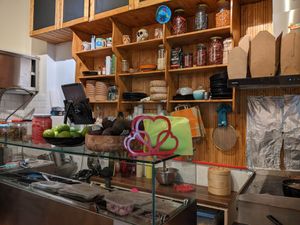 The counter at Taco Meister at Taco Meister in Berlin