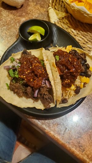 Not sure, we orders 1, 2, 3 and 6 at Taco Meister in Berlin