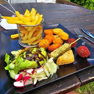 Vegane Platte at Moni's Hexenhäuschen in Braunlage