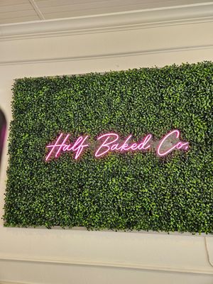 Wall art at Half Baked Company in Burbank