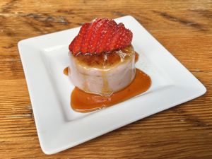 The flan!  at Fortune in Portland