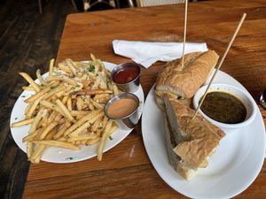 French Dip and Frites  at Fortune in Portland