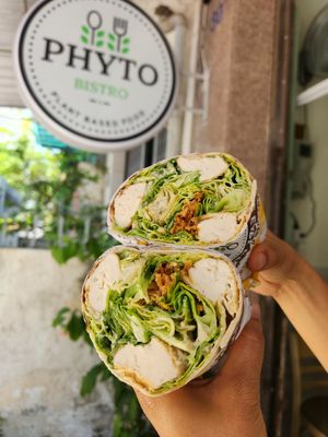 Tofu ceasar wrap at Phyto Bistro in Nha Trang
