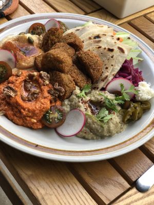 Mezze platter, this weeks special. One of the best meals Ive had here, maybe the best !  at Phyto Bistro in Nha Trang