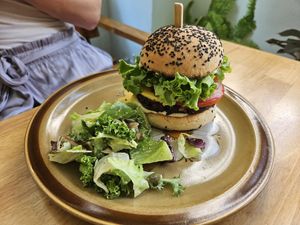 Cheese Burger at Phyto Bistro in Nha Trang