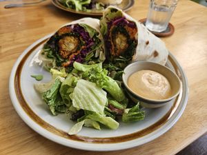 Tempeh Wrap at Phyto Bistro in Nha Trang
