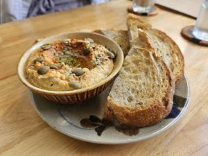 Hummus at Phyto Bistro in Nha Trang