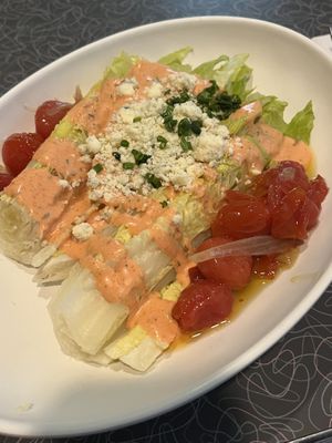 Vegan Wedge Salad with Red Pepper Ranch  at Walt Disney World - 50's Prime Time Café in Lake Buena Vista