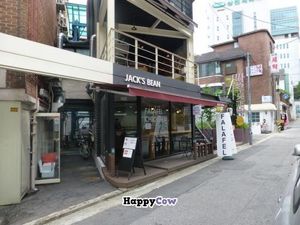 View from the street at Jack's Bean in Seoul