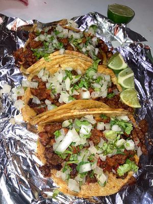 Tacos campechanos 🌮  at Deja Vufree Taqueria  in Playa Del Carmen
