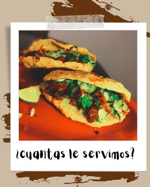 Gorditas de chicharrón   at Deja Vufree Taqueria  in Playa Del Carmen