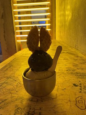 Very yummy ice-cream with vegan options, they even have those with alcohol.   at Licky Chan in Kuala Lumpur