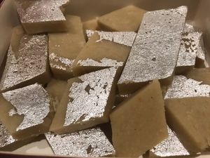 Cashew Kaju katli is vegan  at Sardar Sweets in Auckland
