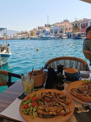  at Meltemi Cafe  in Kastellorizo