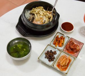 Vegan Bibimbap at Jangsu Fusion Teahouse in Kepong